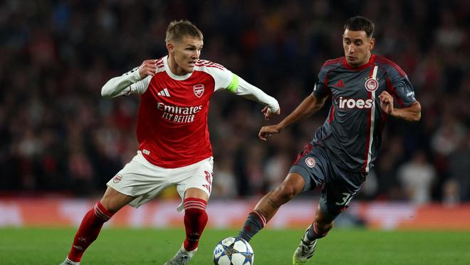 米兰真人-摩洛哥力克阿森纳,厄德高统治全场